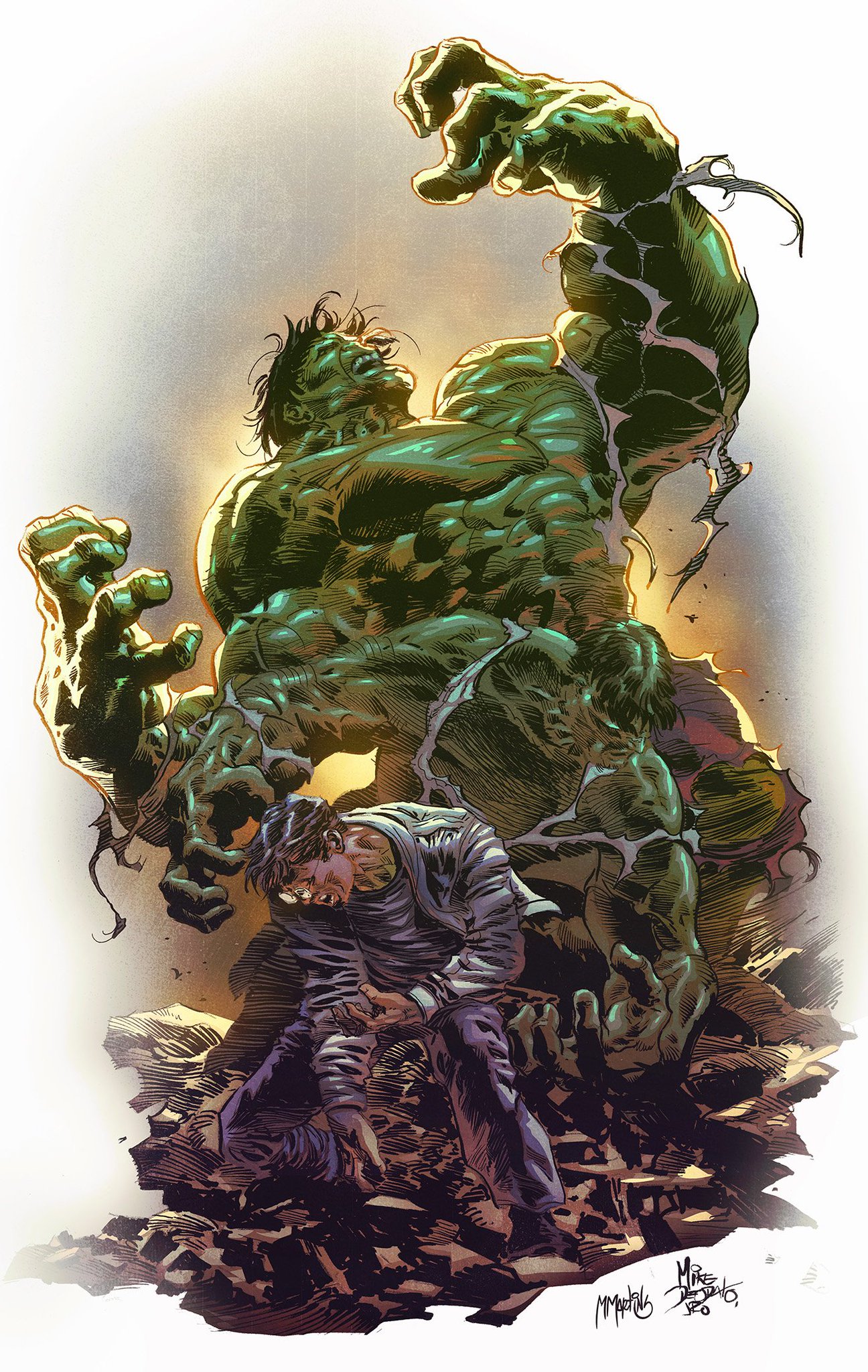 Marcos Martins on Twitter: "Hulk transformation. Colors by me ...