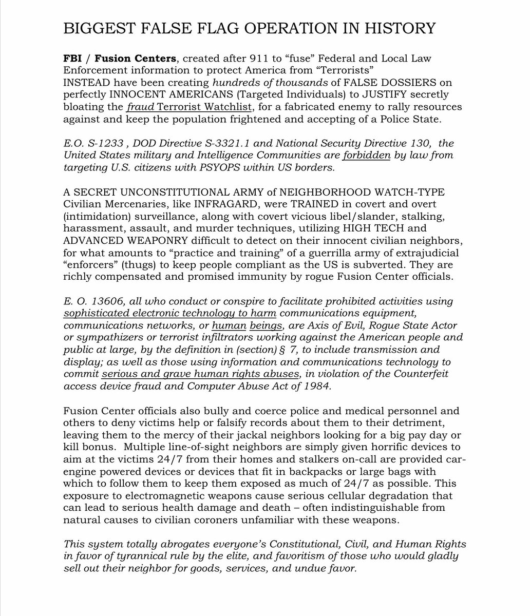 karen_kams56's tweet photo. @SenMikeLee ⭐️⭐️⭐️⭐️⭐️2⭐️⭐️⭐️⭐️⭐️ @SenMikeLee #FISAabuse #DirtyFBI #FBI #DirtyDHS #DHS #DirtyFUSIONCENTERS #FUSIONCENTERS #INFRAGARD #AMERICANHOLOCAUST #FRAUDWATCHLIST #WATCHLISTSCAM #SEDITION #TREASON #COVERT #CIVILWAR https://t.co/5Sk2MyLako