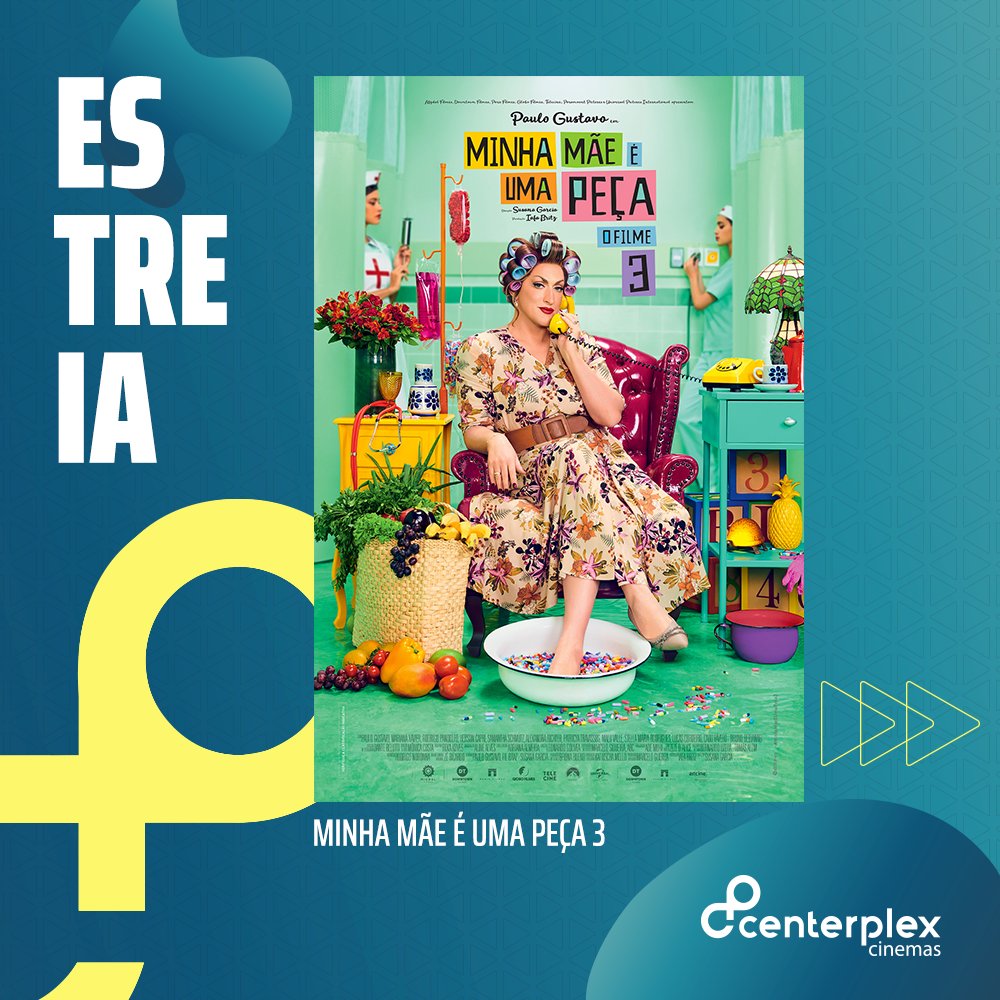 Hoje é dia de Dona Hermínia no Mag, hein?! Quem vai? #MinhaMaeEUmaPeca3
