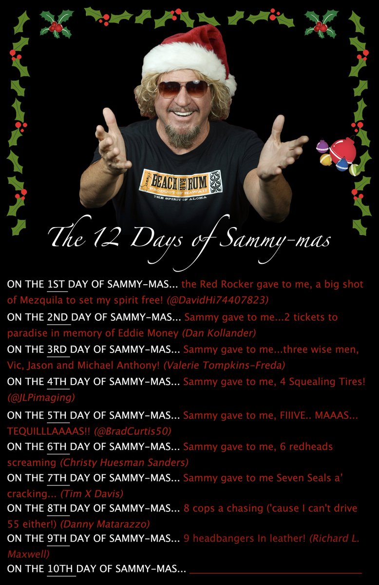 Sammy Hagar tweet media