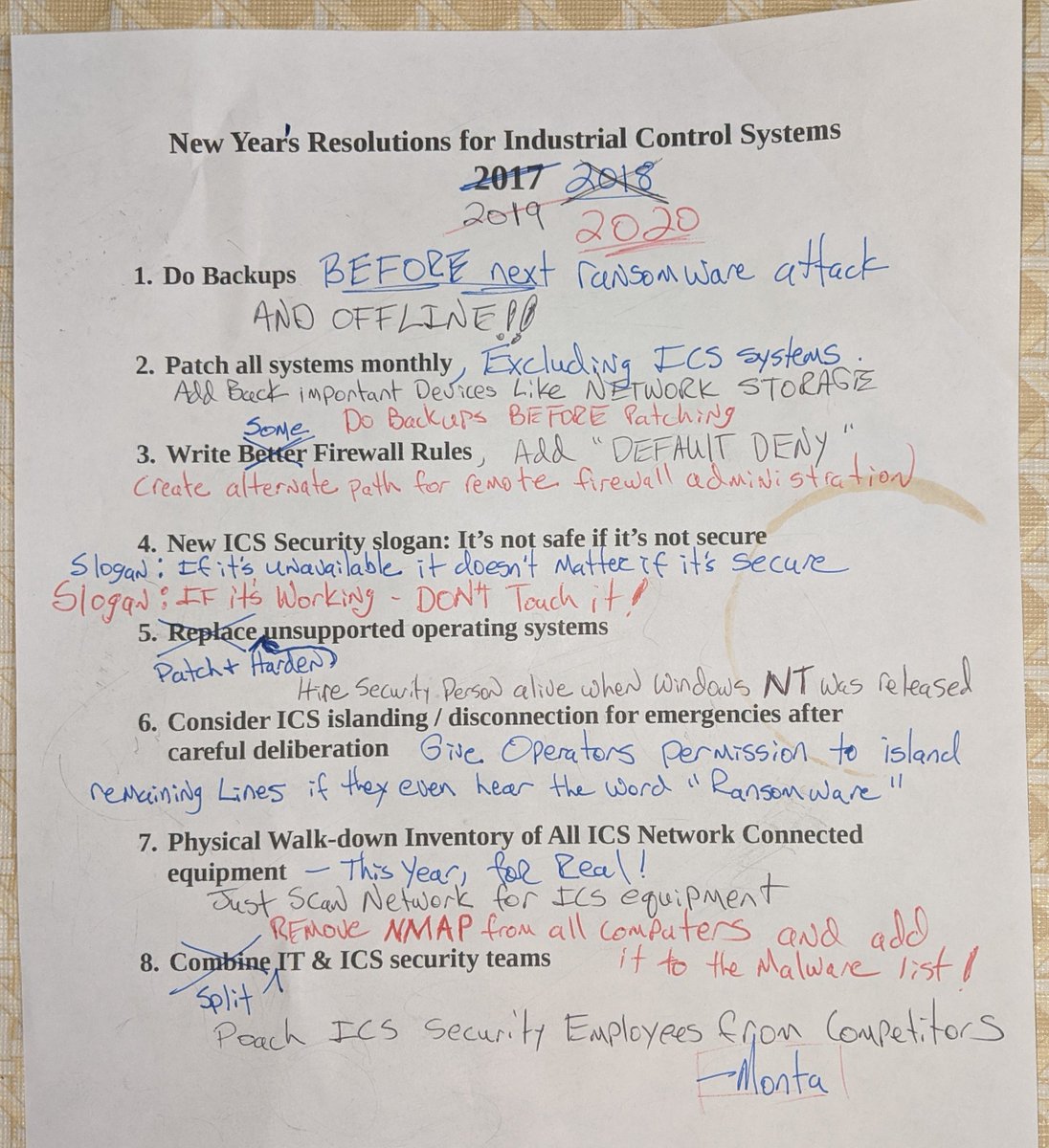 montaelkins's tweet image. New Year's Resolutions for ICS Security

#ICS
#Security
#NewYearsResolution