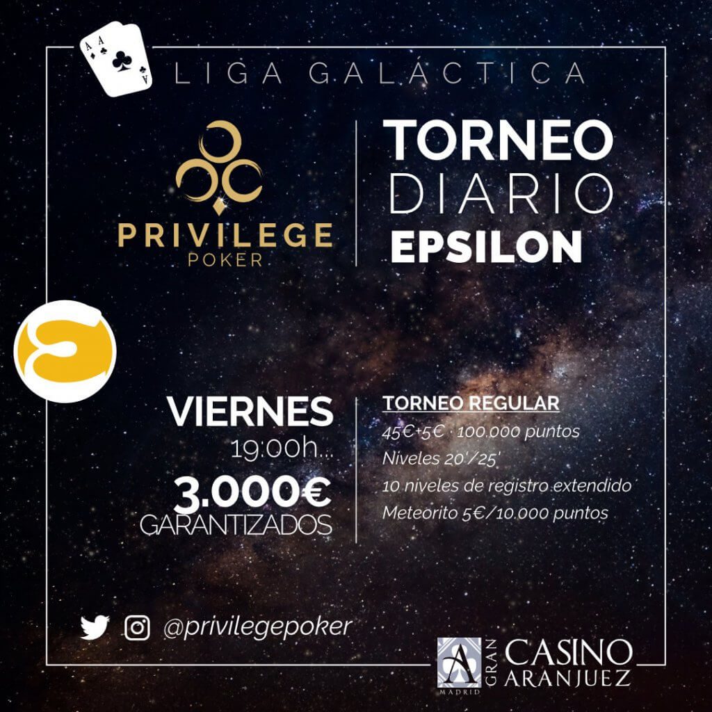 CasinoGVPoker's tweet photo. Y mañana...
TORNEO MENSUAL INTERESTELAR 20K€ GTD - DÍA 1 (18.00h)
en @CasinoGranVia
🎟 https://t.co/l7WkJGlKoG
y
TORNEO EPSILON 3K€ GTD (19.00h)
en @CasinoAranjuez
🎟 https://t.co/YM5pl8Fvpz
#InterestelarWeek https://t.co/7iJ1ZJUm1F