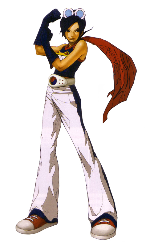 MAY LEE JINJUAge: 17Country: South KoreaTeam: Korea Justice TeamOrigins: KOF 2001a student of kim kaphwan, and the replacement for jhun hoon when he gets injured. may lee is a huge fan of tokusatsu, which she channels into her fighting style in the form of her "hero mode".