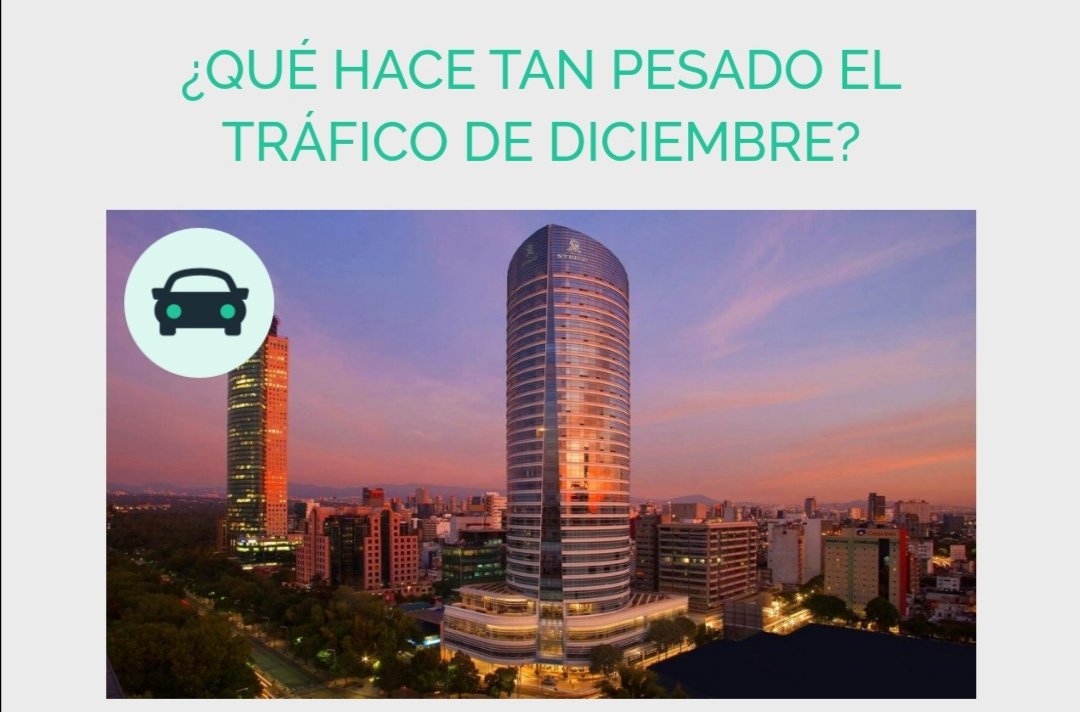 DriveSmartMX's tweet photo. ¿Qué hace tan pesado el tráfico en diciembre?🚗💥 ¿Qué dicen los estudios al respecto? ¿Cómo se puede evitar? 🤔 ¡Descúbrelo!
👉https://t.co/qNE11IyXiS https://t.co/wXgGHPSR2N
