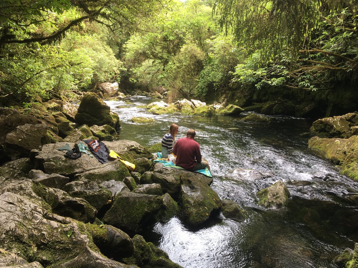 aquidity's tweet photo. Source of the Riwaka, Christmas Day #TasmanBay #Nelsonregion #unusualpicnicspot https://t.co/LFAgt3FeCC