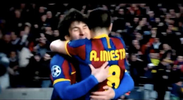 Messi and Iniesta 👍🏻