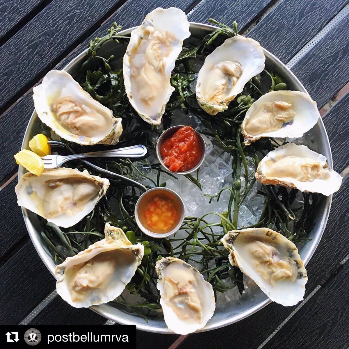 Celebrate the new year with us and treat yourself to fresh, local oysters on the half shell from Big Island Oyster Co.! Reservations can be made by visiting Resy or our website! #rva #rvadine #rvanye #rvaoysters #localoysters #newyearseve #bigislandoysters