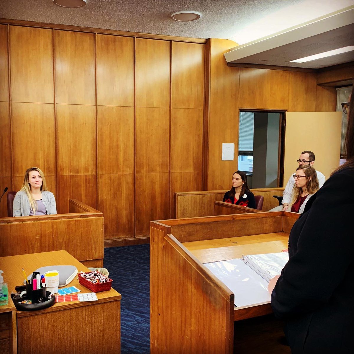 ...of justice. For that, the DA’s Office would like to say Thank You!!!
 
*These pictures depict a simulated trial only, using volunteers. #NationalThankYouNoteDay