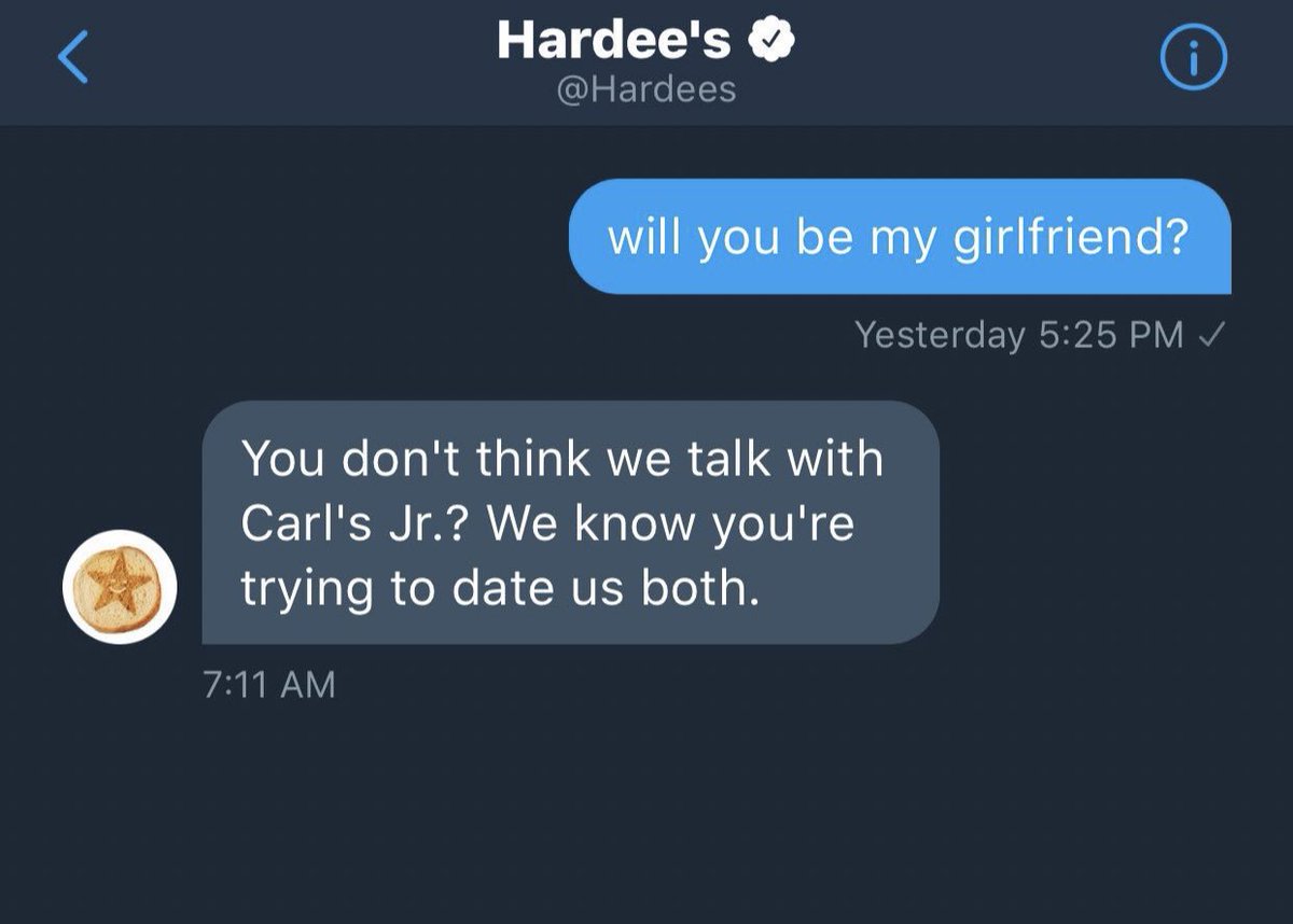 Y’all remember when I tried dating a fast food restaurant?