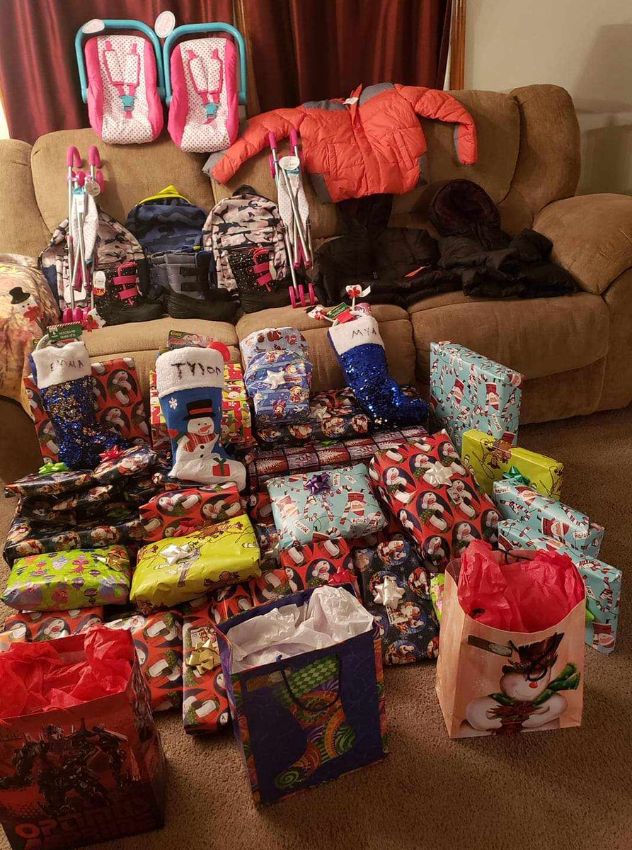 Recently, we lost a member of our family. Heather Wolfe was an amazing individual, a wonderful mother, and a great #nurse. Since her passing, our staff started collecting Christmas gifts for Heather's children. 

Thank you to everyone who donated! 

@CliftonForgeVa #NurseTwitter