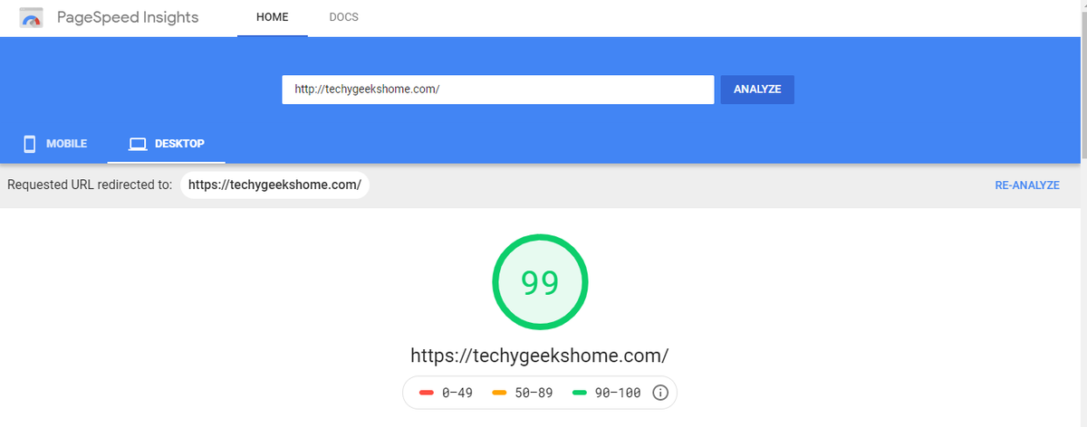 TechyGeeks1's tweet image. Amazing #ezoic #SiteSpeedAccelerator results on another one of our sites. 55 to a max score of 99 is unbelievable. #wordpress #blogger #techblogger