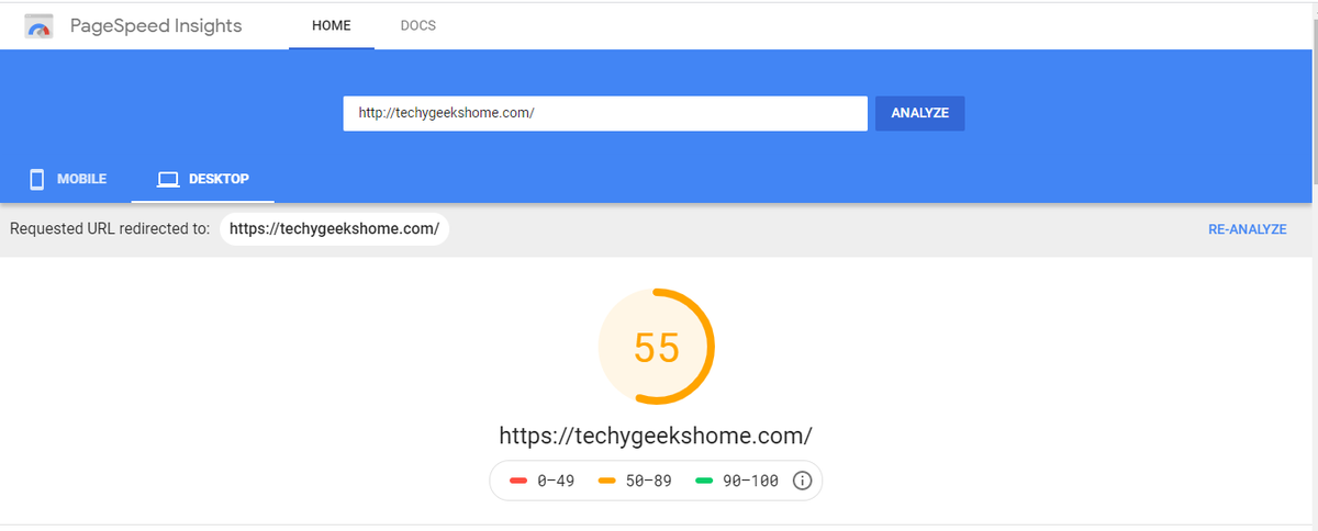TechyGeeks1's tweet image. Amazing #ezoic #SiteSpeedAccelerator results on another one of our sites. 55 to a max score of 99 is unbelievable. #wordpress #blogger #techblogger