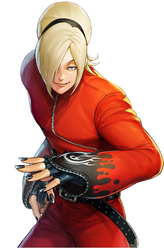 ASH CRIMSON - "The Sneering Blaze"Age: 16Country: ??? (raised in France)Team: Hero TeamOrigins: KOF 03the face character of the tales of ash saga... though not always necessarily its hero. he's cunning and self-righteous, willing to do anything to get ahead of the curve.