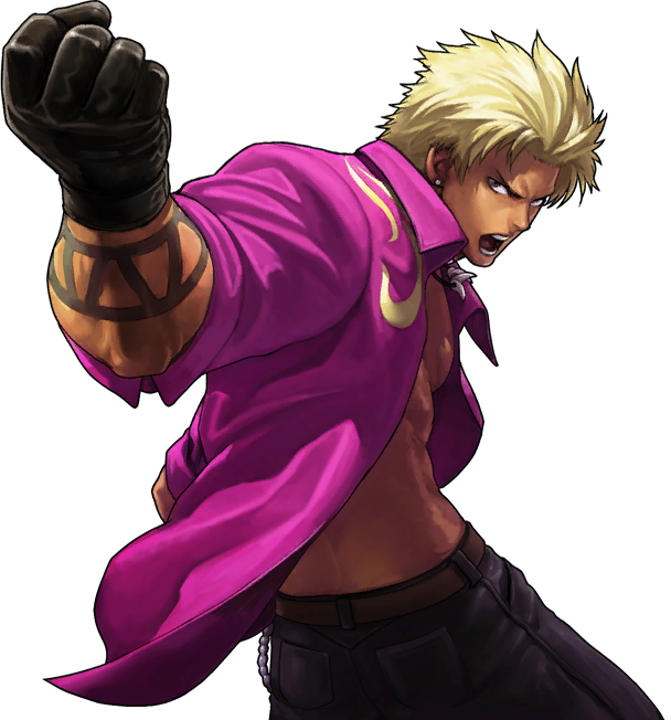 SHEN WOO - "Shanghai's God of War"Age: 29Country: ??? (raised in China)Team: Hero TeamOrigins: KOF 03shen woo created an entirely new boxing style, which caught ash's attention prior to the '03 tournament. he's a rowdy guy who loves a good fight, but is also very loyal.