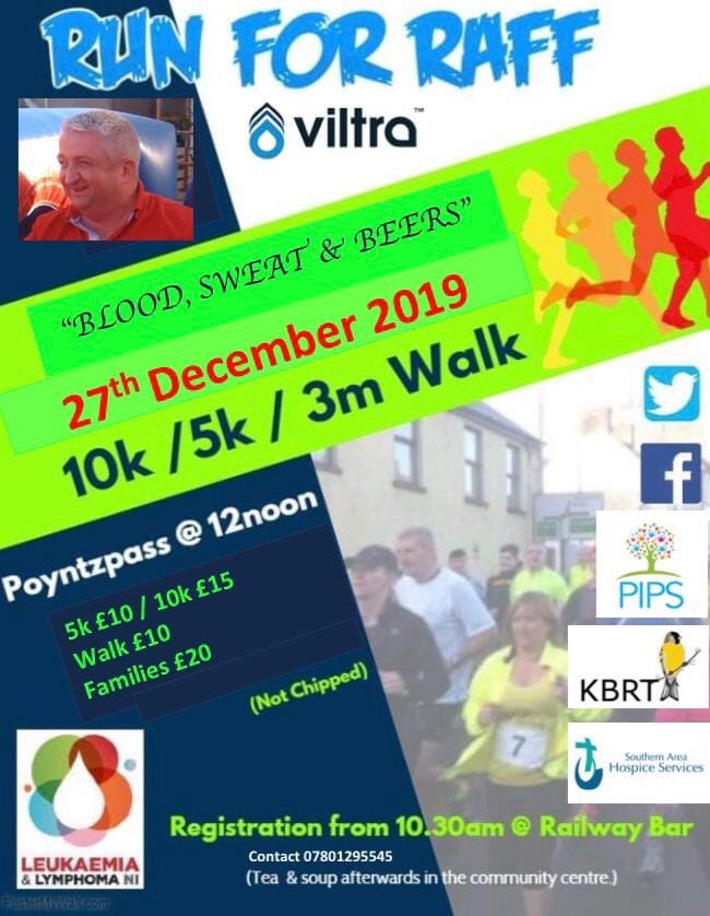Run for Raff (@runforraff) on Twitter photo One more sleep ..@newryie <a href="/ArmaghI/">Armagh I</a> @GillianFitz1 <a href="/LissummonGFC/">Lissummon GFC</a> <a href="/RicesPoyntzpass/">Rices Poyntzpass</a> <a href="/RedmondOHGAC/">Redmond O'Hanlon's GAC</a> <a href="/LAL_NI/">Leukaemia&LymphomaNI</a> <a href="/PIPSHopeSupport/">PIPS Hope & Support</a> <a href="/hospiceSAHS/">Southern Area Hospice</a> <a href="/KBRT2013/">KBRT</a> One more sleep ..@newryie <a href="/ArmaghI/">Armagh I</a> @GillianFitz1 <a href="/LissummonGFC/">Lissummon GFC</a> <a href="/RicesPoyntzpass/">Rices Poyntzpass</a> <a href="/RedmondOHGAC/">Redmond O'Hanlon's GAC</a> <a href="/LAL_NI/">Leukaemia&LymphomaNI</a> <a href="/PIPSHopeSupport/">PIPS Hope & Support</a> <a href="/hospiceSAHS/">Southern Area Hospice</a> <a href="/KBRT2013/">KBRT</a>