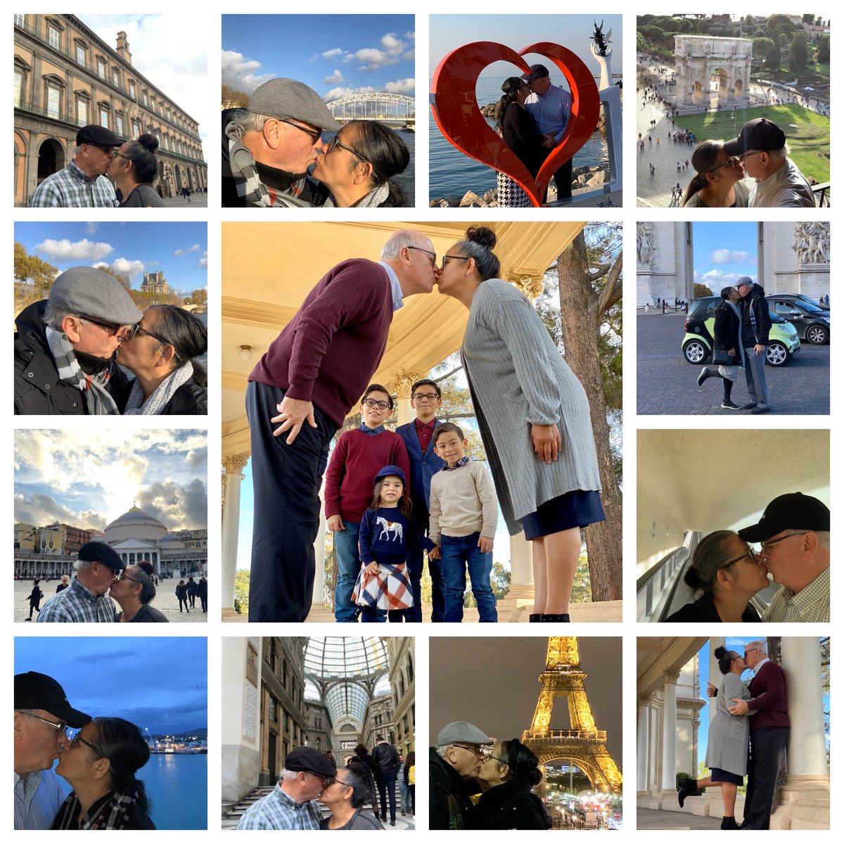 AHodges3's tweet photo. “The Art of The Kiss” ~ 💘 First began practicing this fine work of Art on December 25, 1976 w Rosa (Palacios) Hodges; here is 2019 edition❣️

#Kiss
#Marriage
#Wedding
#TrueLoveLasts
#43rdAnniversary
#TogetherForever
#MarriedWithKids
#GrandKidsAreBlessings
#KeepOneAnotherSmiling https://t.co/WXxoOFgcVY
