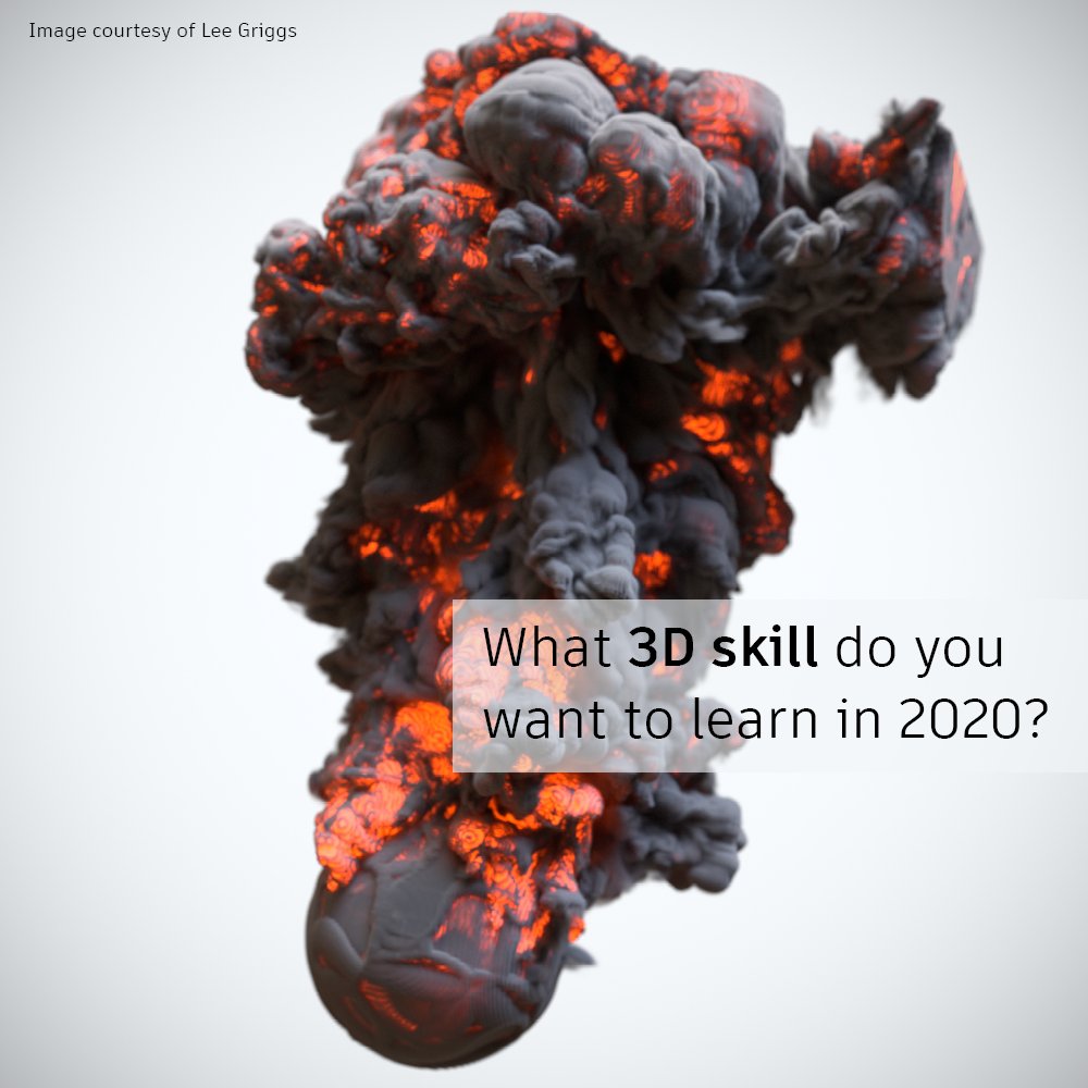 AdskMaya's tweet photo. New year, new you! 💁✨ Tell us what #3Dskill you'd like to pick up this year. #Render created by Lee Griggs. https://t.co/8cdqaevjuG