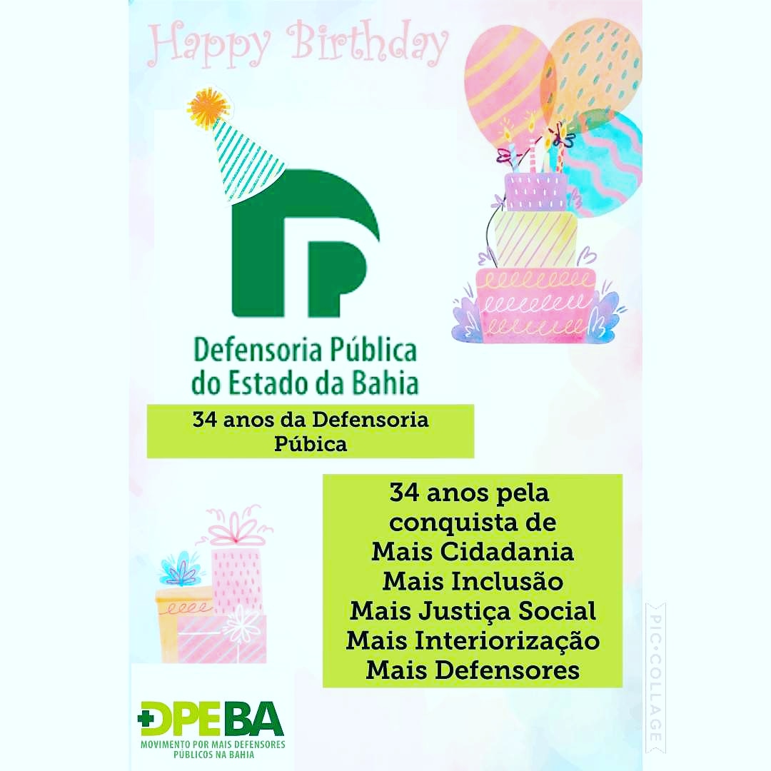 maisDPEBA's tweet photo. O Aniversário é da Defensoria Pública da Bahia, mas quem ganha é a população, sobretudo nos municípios onde a Defensoria vai chegar, e chegar pra ficar, devidamente instalada e interiorizada💚

Esse é o maior e mais aguardado presente🎁: Expansão e Interiorização

#DefensoriaSim https://t.co/MRIJg5HVpm