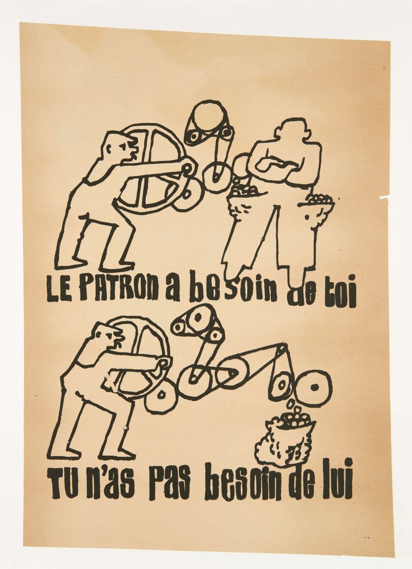 #GenelGrev
"Patronun sana ihtiyacı var ;
Senin ona ihtiyacın yok!"
Fransa Mayıs 1968