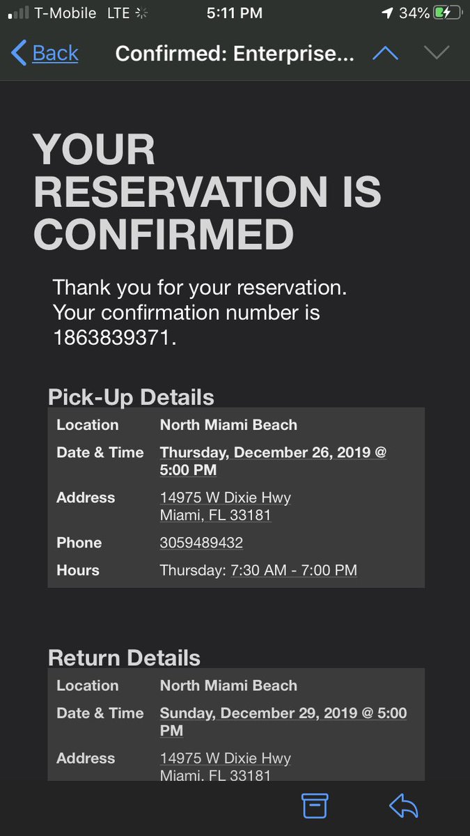 GGrande13's tweet photo. @Enterprise #NorthMiamiBeach Awful customer service by John and Alley. They both hanged up the phone when I reminded them that the call was being recorded and that I wanted to speak w/ their manager. On top of that, no solution was offered. Never using their service again! https://t.co/S5I6rI0fmU