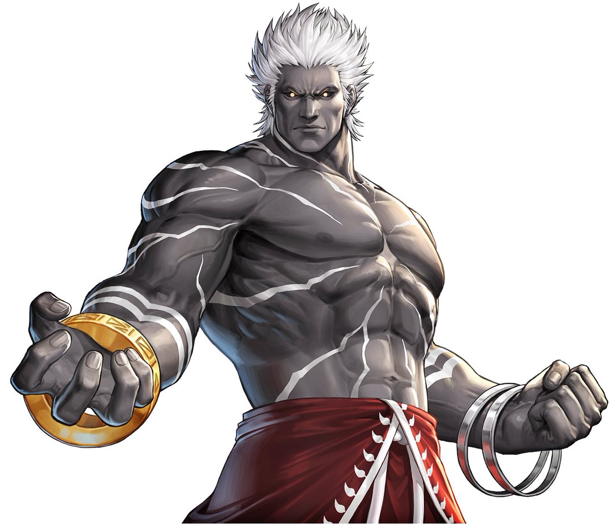 MUKAI Age: ???Country: ???Team: N/AOrigins: KOF 03an enigmatic member of "those from the past" and the final boss of 03. mukai has powers over the earth and appears in order to "test" the winning team. he's very powerful, but he has some respect for humans.