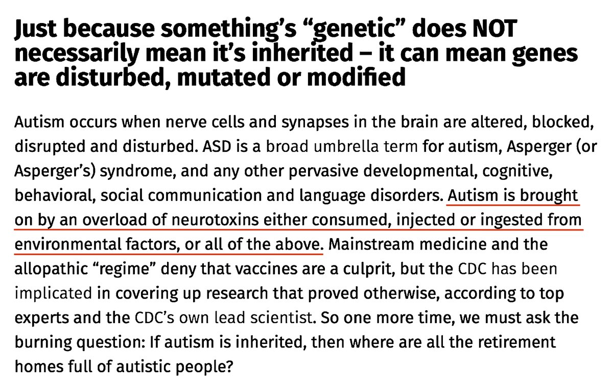 Back To Autism For A Brief Moment. Had Some Questions Left Unanswered After Doing Research On Vaccines And Autism.This Answers One Of Those Questions.If Autism Really Is Hereditary, Shouldn't There Be Retirement Homes Full Of Autistic People? https://vaccines.news/2018-11-03-if-autism-is-hereditary-where-are-retirement-homes-full-of-autistic-people.html