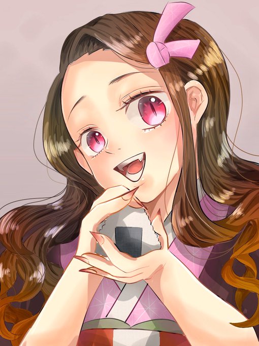 むん🥀♛さんがTwitterに投稿した竈門禰豆子(鬼滅の刃)のイラスト。