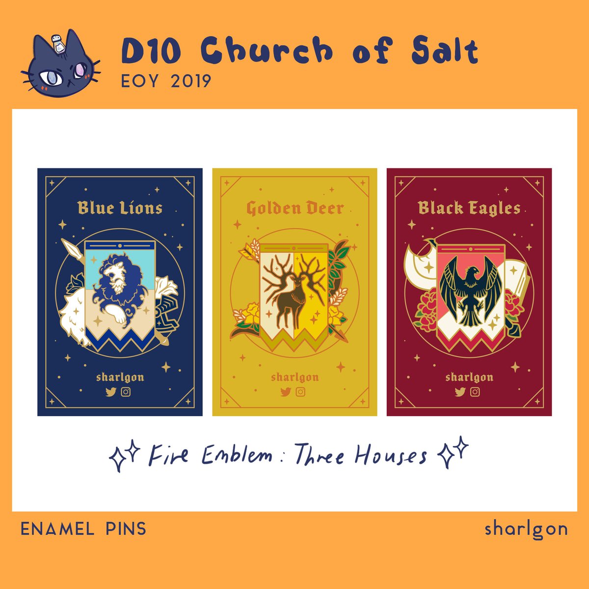 sharlgon's tweet photo. just gonna throw this out here EOY 2019 CATALOGUE!!!!! boothing with the church of salt again this weekend -v- pls come pay respects to edelgard

#eoy2019 #eoysg #theeoy https://t.co/MVpVv22ILh