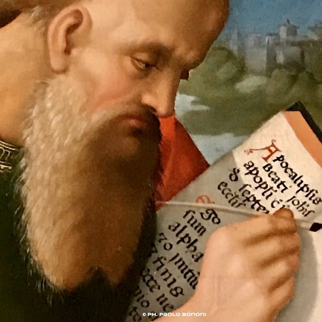 paolob1963's tweet photo. Galleria Nazionale dell’Umbria #Perugia
-
Berto di Giovanni
-
Pala di San Giovanni Evangelista, parte centrale con San Giovanni Evangelista che scrive l'Apocalisse a Patmos
-
tempera su tavola 1518
-
#gnuperugia #polomusealeumbria #santodelgiorno #museitaliani #27dicembre https://t.co/QDifQx4laD