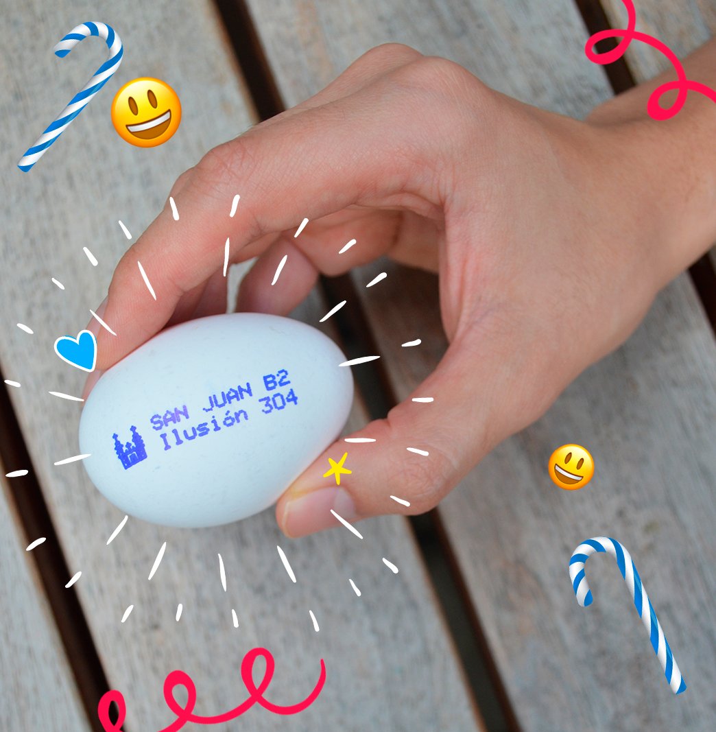 HuevoSanJuanMx's tweet photo. ¡Última oportunidad para ganar una maleta HSJ! 
Solo debes compartirnos una imagen de un cascarón HSJ con una palabra impresa en él. 😉 No olvides dar RT a este tuit, seguirnos y utilizar #RegalosHSJ para tener posibilidad de ganar. 😄🙌 ByC 👉 https://t.co/N8GbBmQz8x https://t.co/b39BIaX77n