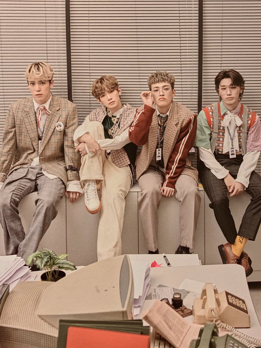 ateez 2020 seasons greetings: will you be my coworker: group