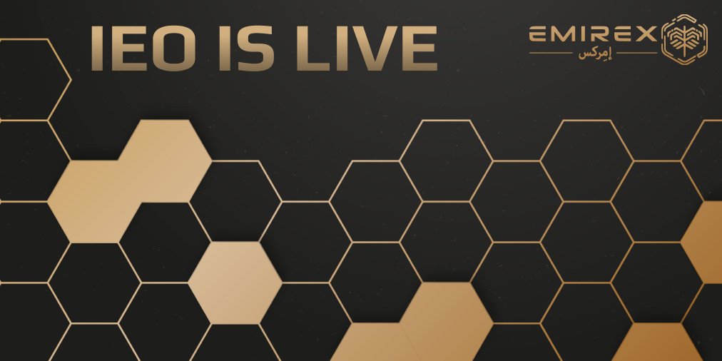 EMIREX_OFFICIAL's tweet photo. 🔥 IEO is live! Let’s get through details briefly:

💠 Token Price: US$0.4 
💠 Hard Cap: US$10 mln
💠 Max Supply: 500 mln
💠 Distribution date: 2 weeks after the IEO

Follow the link, sign up and check IEO tab in your account: https://t.co/03CiYh54kF 

🌀 Don't miss your chance! https://t.co/p78zN88qtS