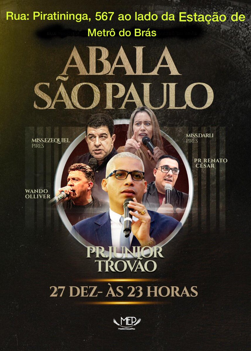 prrenatocesar12's tweet photo. A última vigilia do ano vai ser Power!!! https://t.co/SNoVR9crqm