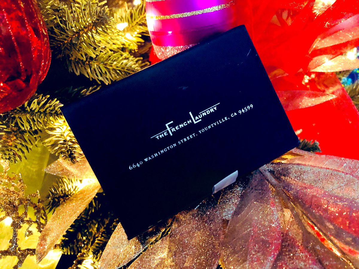 ArmenBacon's tweet image. :::time to do laundry. Signing off till 2020! #thefrenchlaundry #foodporn #ThomasKeller #napavalley