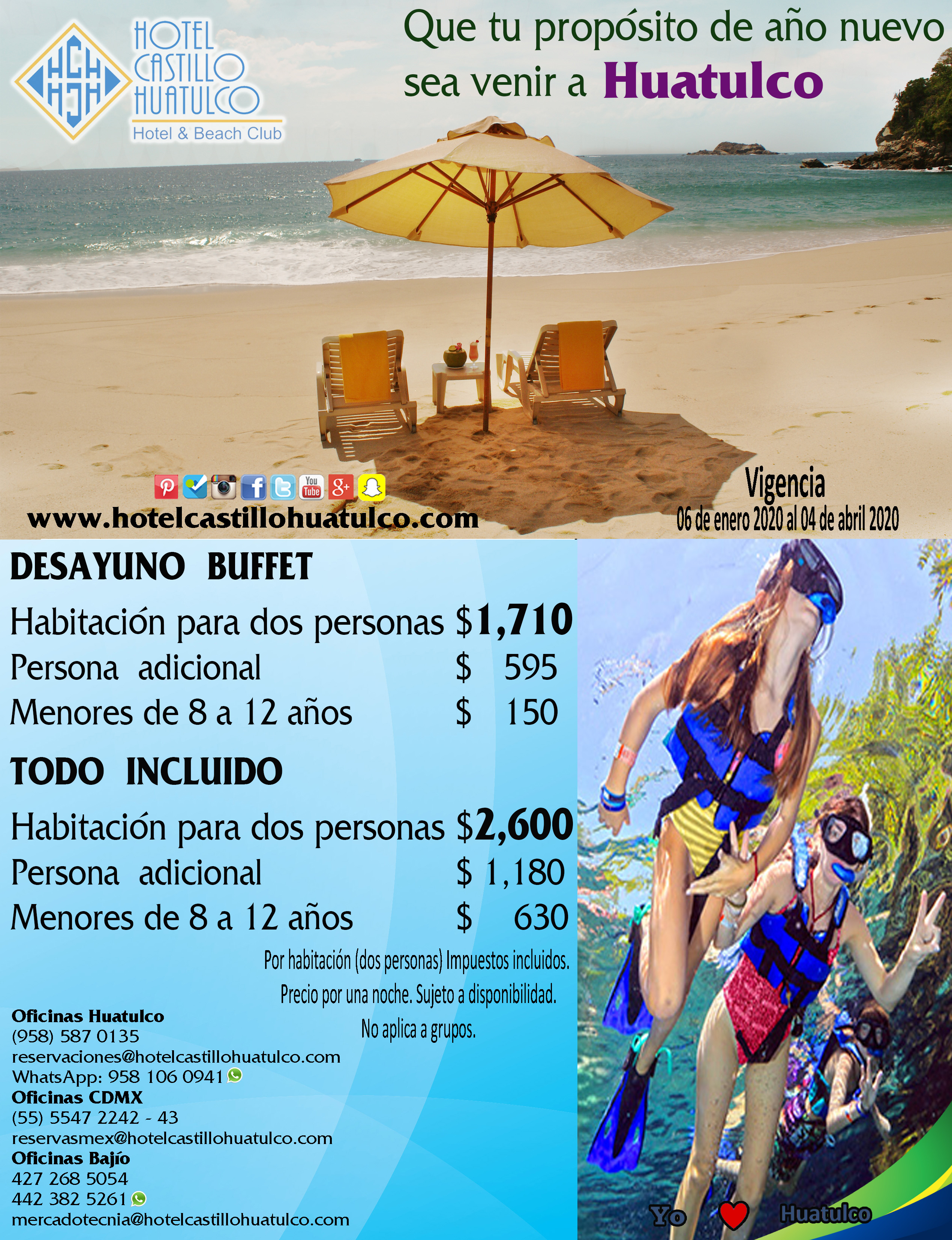 Hotel Castillo Huatulco & Beach Club on Twitter: 
