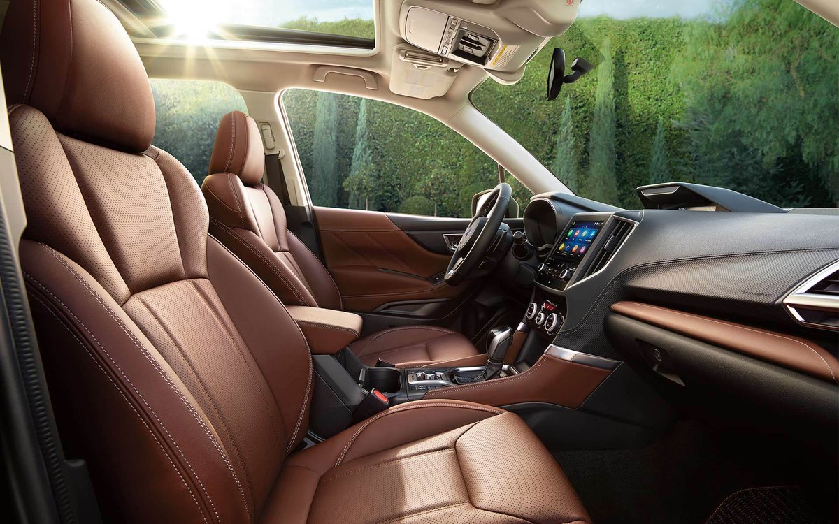 With up to 111.9 cubic feet of passenger volume, the 2020 Subaru Forester has all the room your guests need to stretch out.