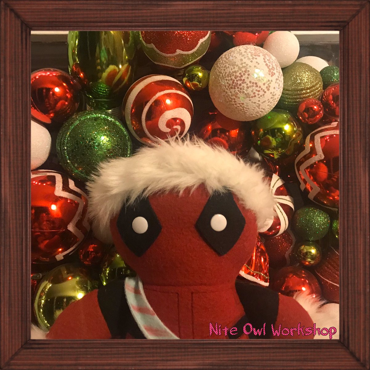 NiteOwlWorkshop's tweet photo. Merry xmas to everyone! Happy holidays! I hope everyone had a good holiday season! And I hope all the xmas orders reached their destinations safely and they were big smiles all around! #happyholidays #merryxmas #merrychristmas #deadpool #onceuponadeadpool #isurvived https://t.co/ccu8Z400EB