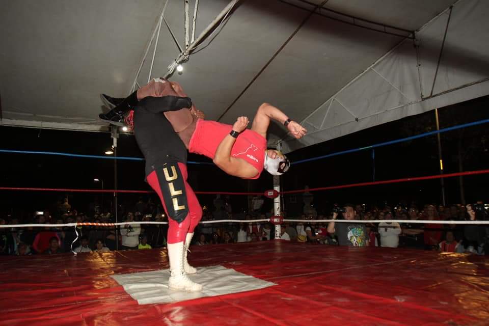 LaTijeraLucha's tweet photo. En lucha de relevos australianos, el bando rudo integrado por #LuzbelJr #TanqueInfernal y #Sucesor vencen a la #DinastiaAlvarado representada por #Robin #BrazoJr y #GuerreroMixtico en el homenaje a #ArturoBeristain #Talisma #HijodelGladiador en #AlamedaCentral
#latijeraluchalibre https://t.co/JhYYSVwMDI