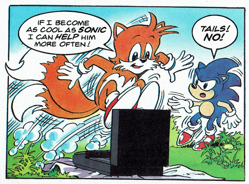 Fleetway Sonic the Comic Appreciation n No Context on Twitter