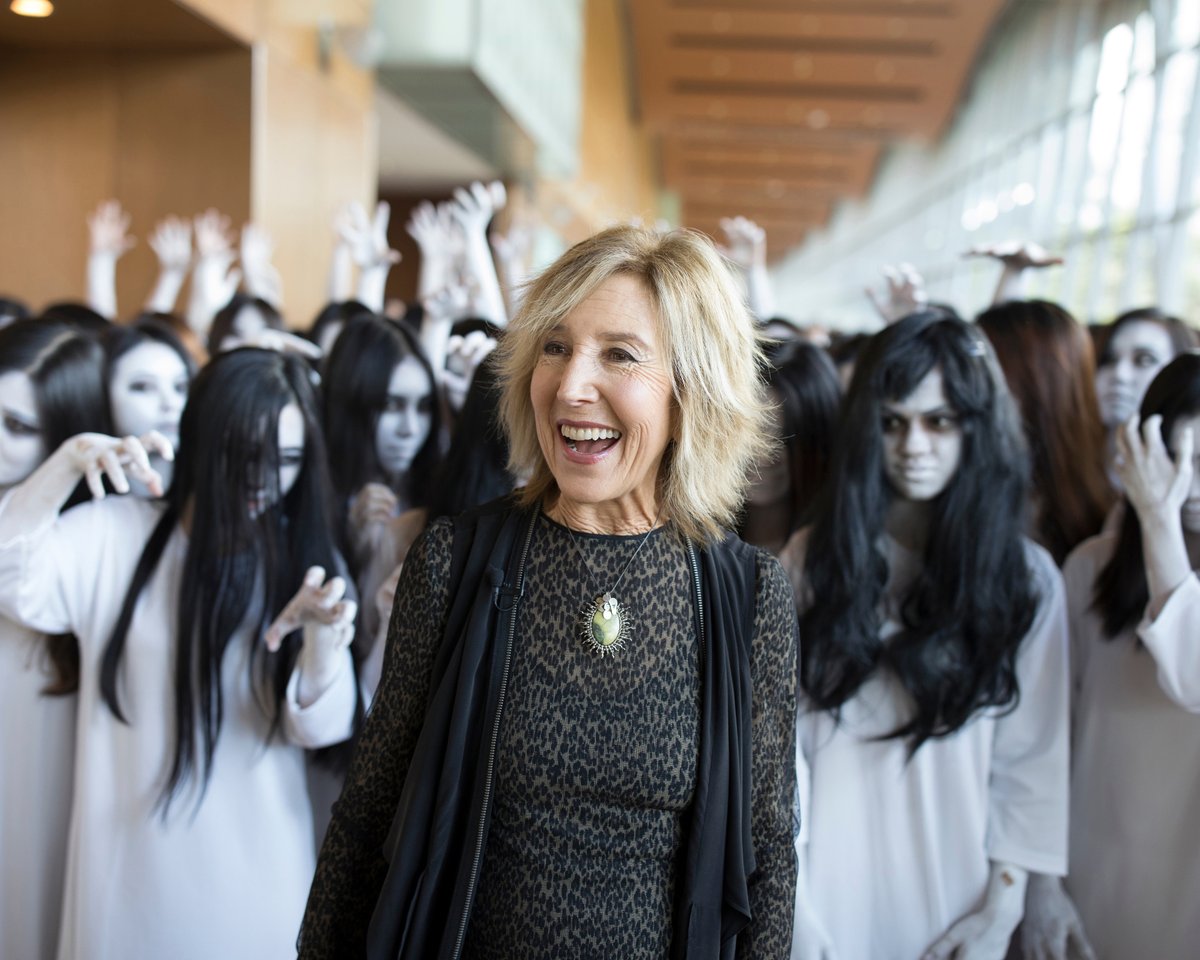 GrudgeMovie's tweet photo. #TBT to when @linshaye , Director @thenickpesce  and the Grudge Ghost Army presented #TheGrudge, the first film ever at Comic Fiesta 2019 in Kuala Lumpur, Malaysia! Don’t miss it in theaters January 3.

#comicfiesta #comicfiesta2019 #kayakos https://t.co/n3vJLsgBQs
