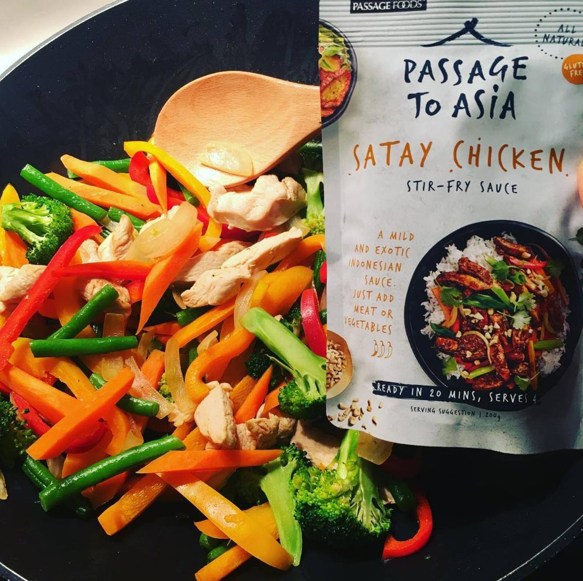 glutenfreesgcom's tweet image. Have you tried our NEW 🌟 Passage To Asia satay chicken stir-fry sauce before? The Satay Chicken Stir Fry Sauce is all natural, GLUTEN FREE with a tinge of spiciness. 🌶🌶Easy and convenient for your cooking needs!

Buy it today! bit.ly/361jiMn

#glutenfreesg #sataysauce