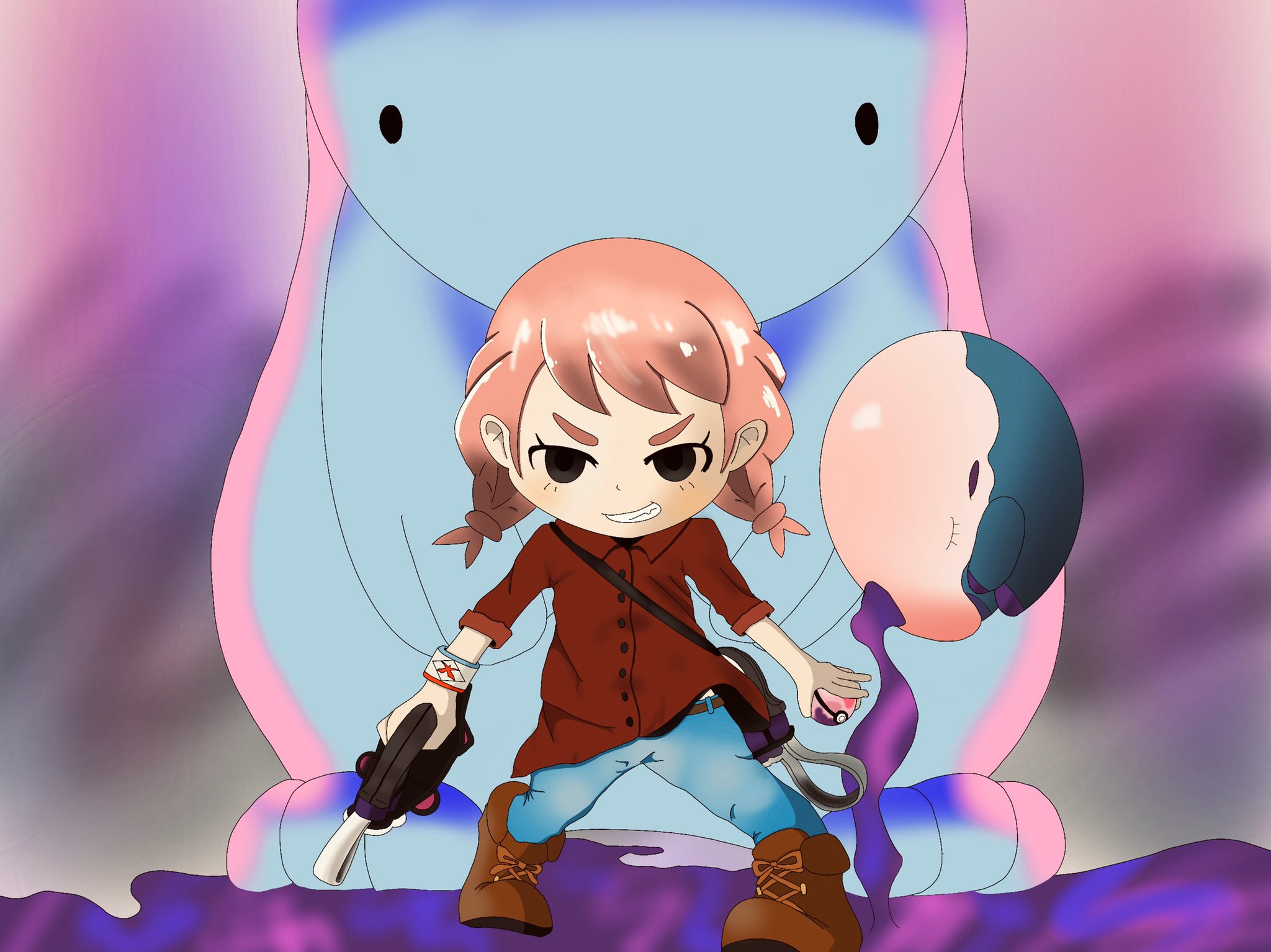 ぱせ 友人 ぴのん の絵を描いた ドリボ色違いムシャーナが相棒のクアッドホッパー使いらしいね ポケモン剣盾 ポケモン絵描きさんと繋がりたい T Co Ooinqgx5va Twitter
