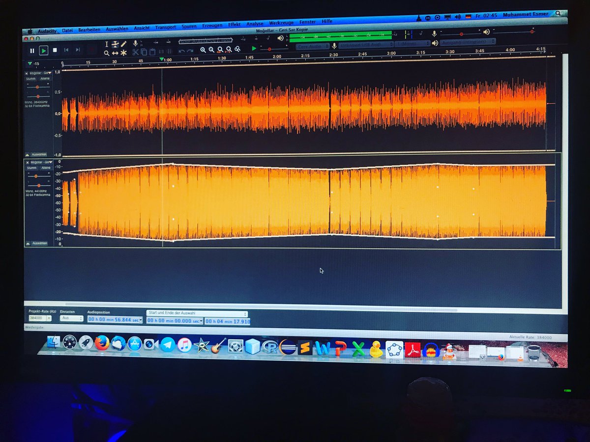 J2E_Dev's tweet image. The sound editing is finished. No noise effects, no overload just perfect. #Java2Enterprise #Audacity #music #Music #Stuttgart