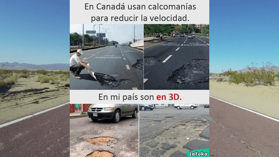 west_mexico's tweet photo. Oh todos los baches de la ciudad, fue una campaña para hacernos conductores más responsables. https://t.co/mTHWL95xS3