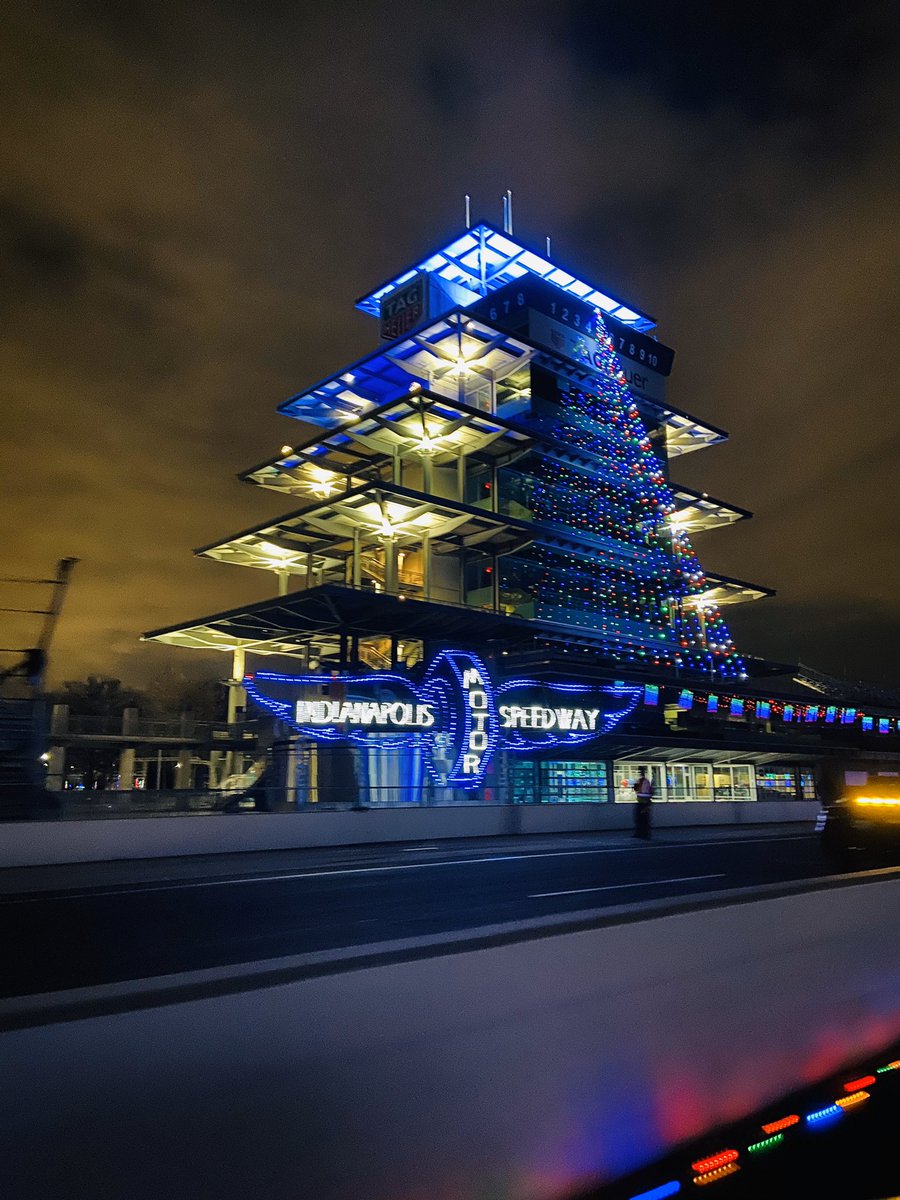 Ross_Bolin's tweet photo. Whether it’s May or December @IMS is a magical place. We took Charlotte to the track for the first time tonight and she LOVED it! #IMSLights https://t.co/8gA2ImRc4n