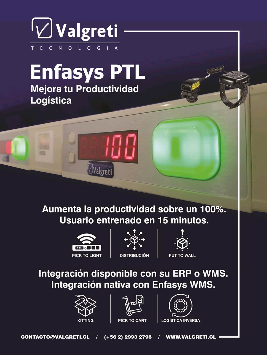 Valgreti's tweet image. #picktolight #puttolight #wms #logistica