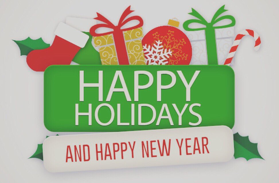 Merry Christmas, Happy Holidays and a Happy New Year from our team to you!