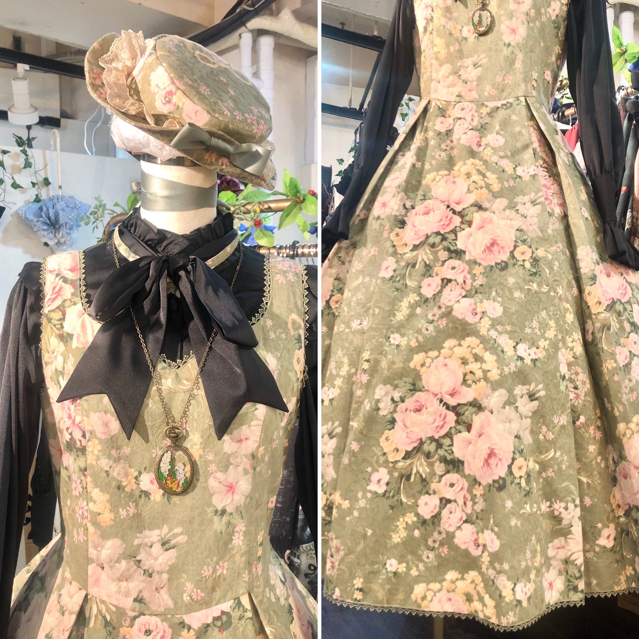 タグ付き　victorian maiden レディブルームラングレーズドレス Lady Bloom l'Anglaise OP by Victorian Maiden