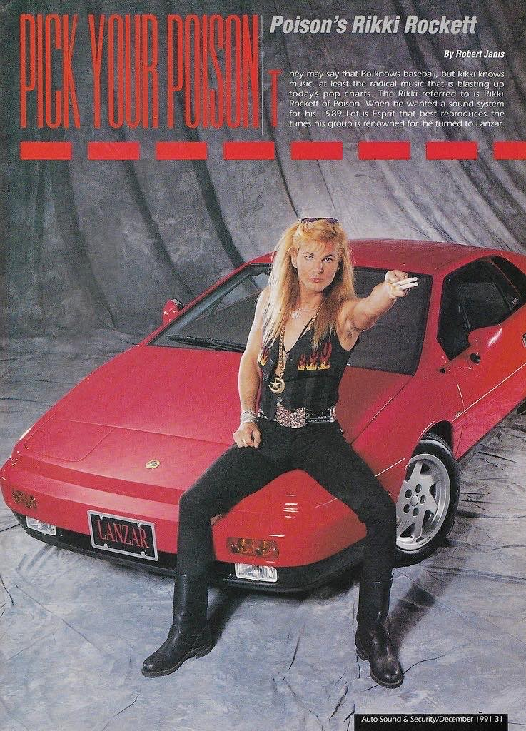 RikkiRockett's tweet photo. Throwin it back to 1991.
Anyone remember seeing this?
https://t.co/zXttw6Gh2C
#rikkirockett #poisondrummer #poison #music #drums #rockandrollbaby #rockdrummer #tbt #throw⬅️thursday #throw⬅️ #carstereos #caraudiosystems #1991 #rockandroll #vintageaudio #audiopipe https://t.co/BaSkWRJXK9