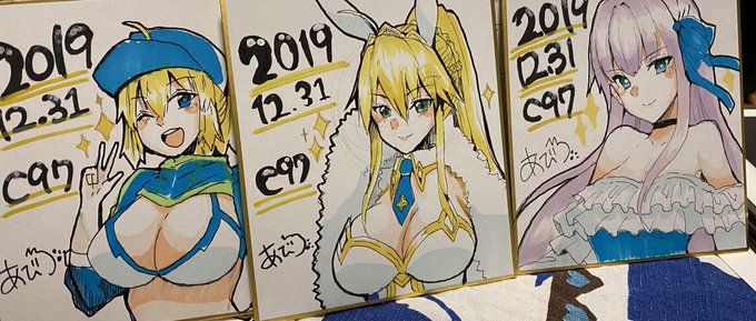 ミニ色紙一発描き勝負 ラスベガス編 